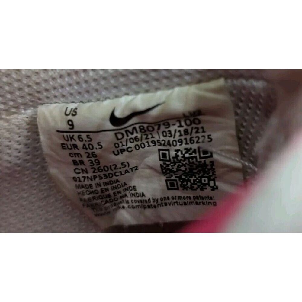 Nike Court‎ Vision Low White Multi Swoosh Women's Size 9 DM8079-100 - Picture 10 of 10